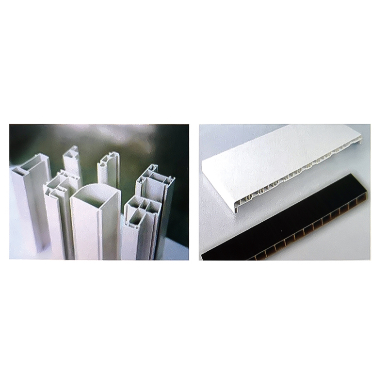 Ligne de production d'extrusion de profilés PE, PP et PVC